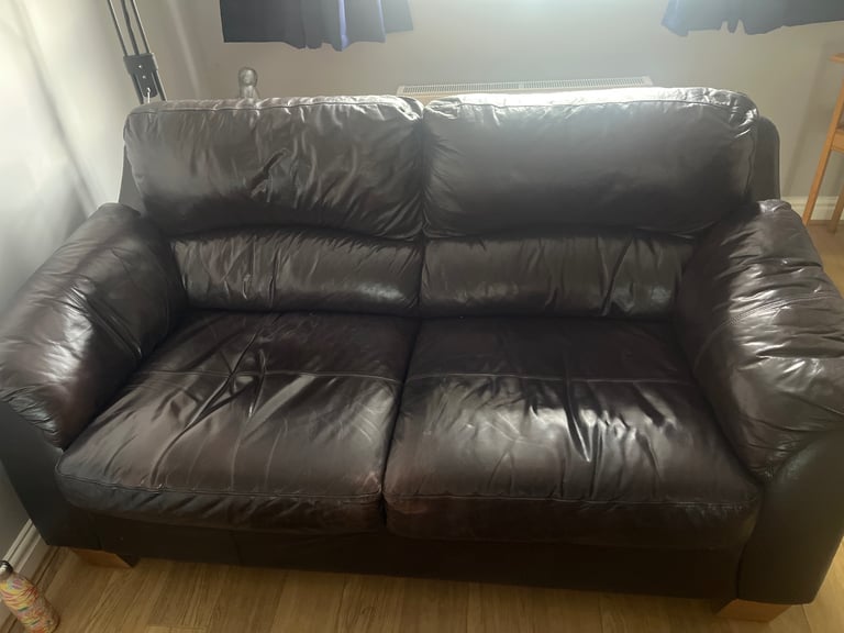 Leather sofas
