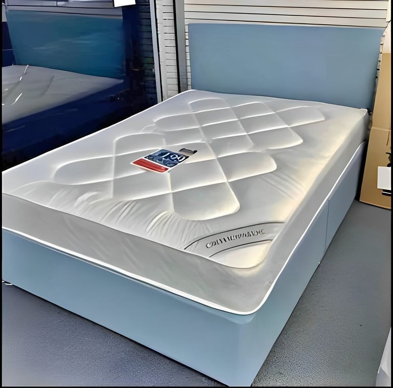 *BRAND NEW-Double Divan Bed With Orthopaedic Mattress Option-Single Bed