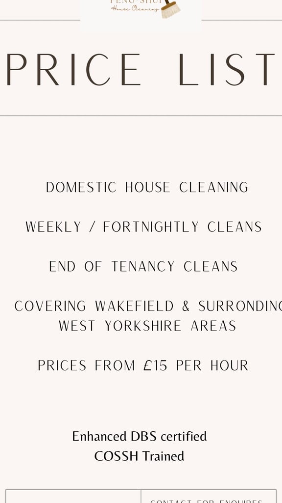 Domestic house cleaning 