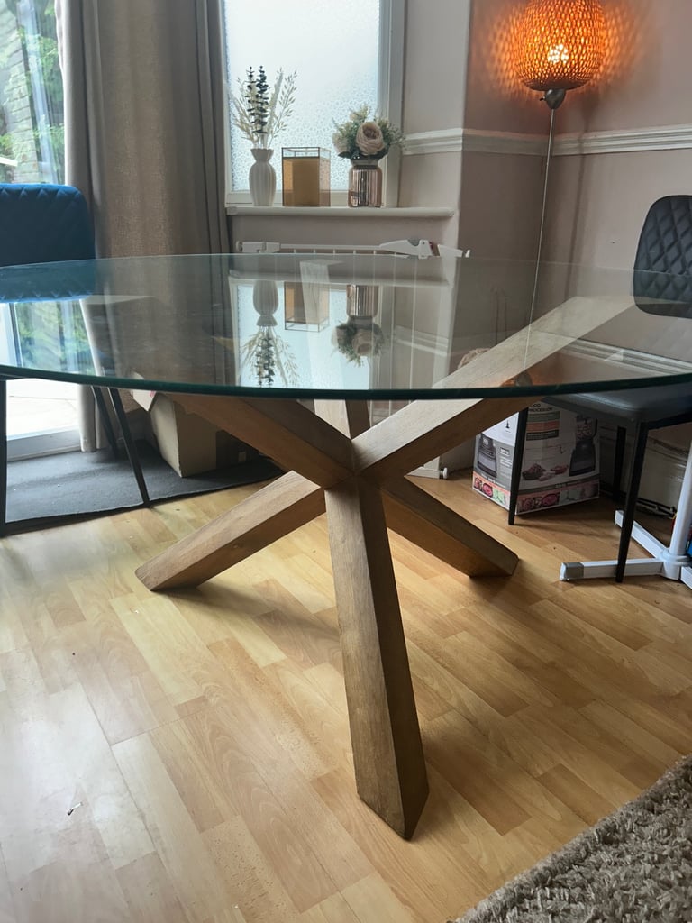 image for Glass dining table
