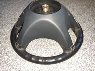 MERECEDES CLS W219 CLS500 CLS350 AMG CLS55 CLS63 C32 STEERING WHEEL BLACK 