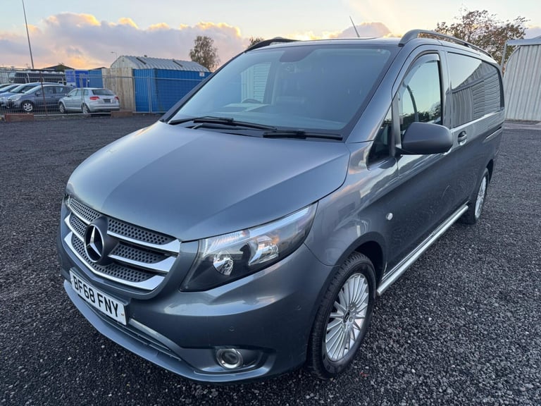2018 Mercedes-Benz Vito 2.1 116 CDI Sport Crew Van Double Cab 5dr Diesel G-Tronic+ RWD L2 Euro 6 ...