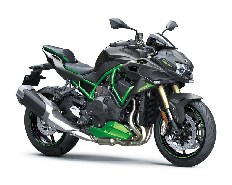 New Kawasaki Motorcycle Z H2 SE Supercharged Naked Black Green SAVE £1800 