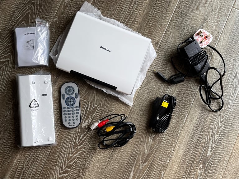 image for Phillips portable dvd player 