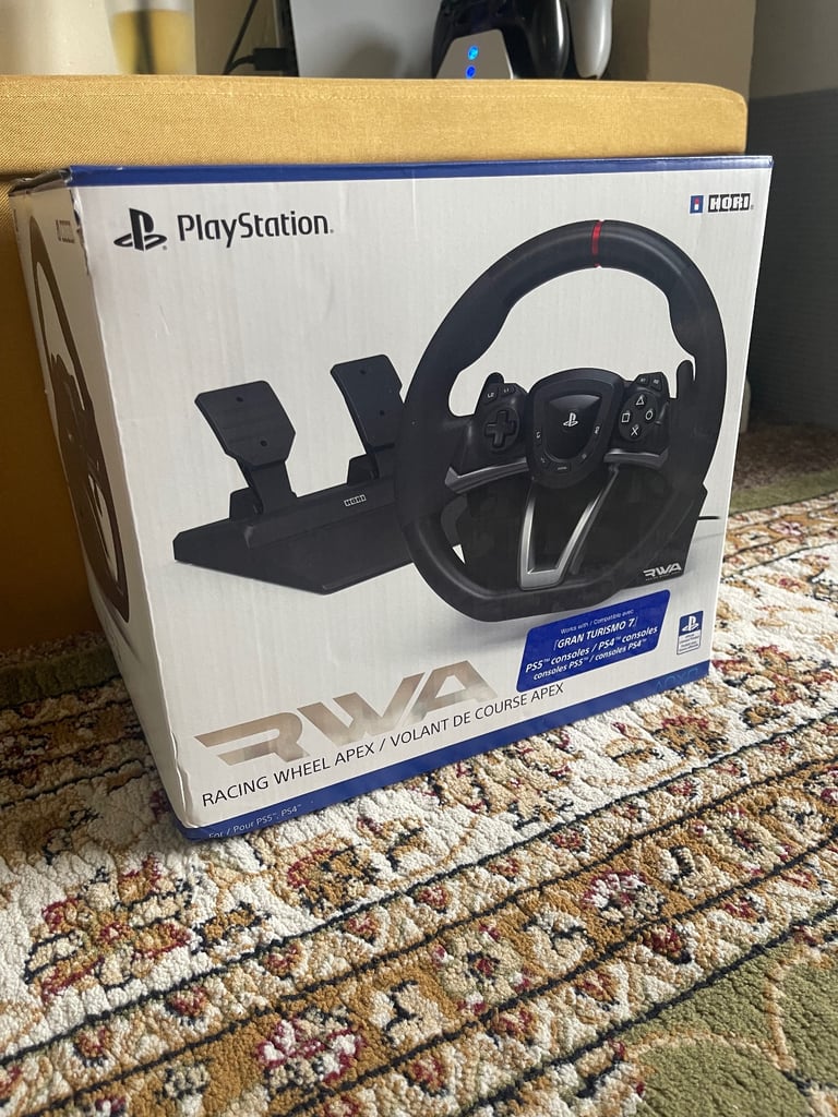 PS5 Hori Apex Steering Wheel & Pedals
