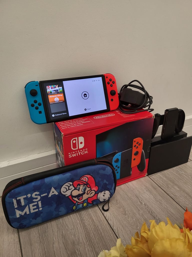 image for Nintendo switch oled with box 