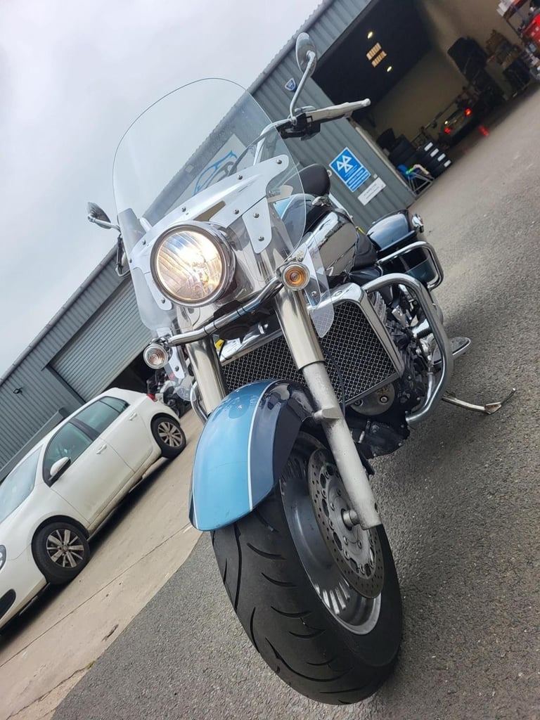 2007 57 TRIUMPH ROCKET 111 3 TOURING 23 BLUE CLASSIC CRUISER TOURER CLEAN