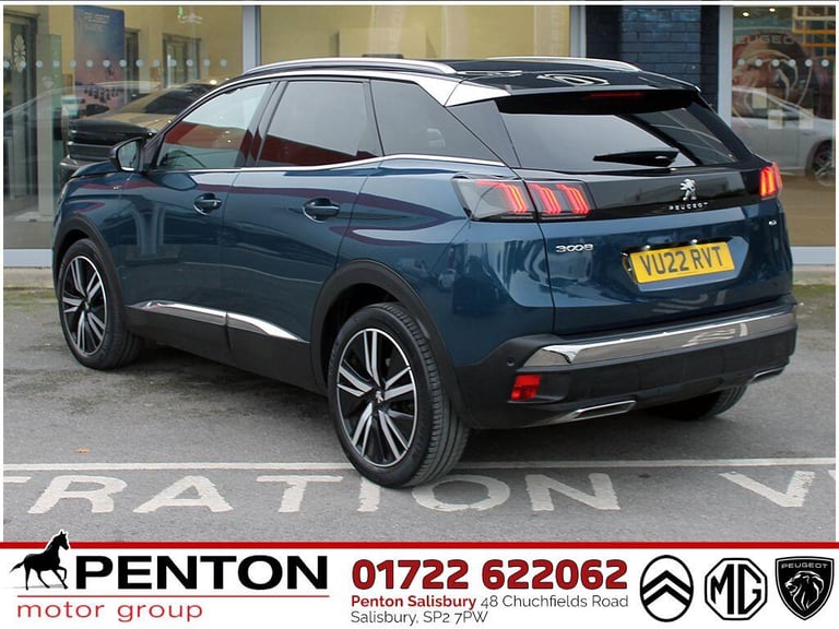 2022 Peugeot 3008 1.2 PureTech GT Premium EAT Euro 6 (s/s) 5dr HATCHBACK Petrol Automatic