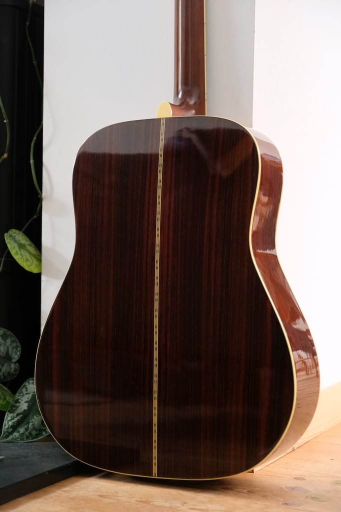 Vintage Yamaha FG-401W Acoustic Guitar with Original Case