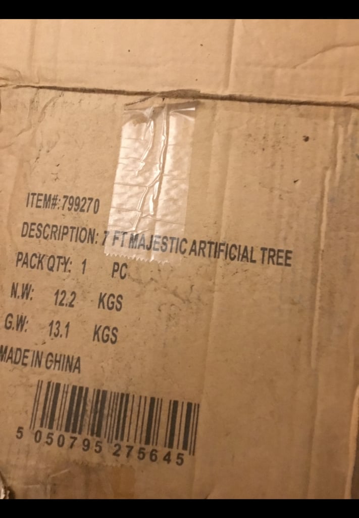 Realistic looking artificial Christmas tree