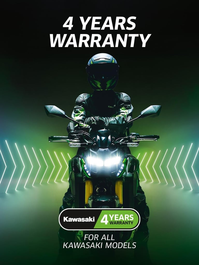 New 2026 Kawasaki Motorcycle Ninja 125 Green Grey Due November