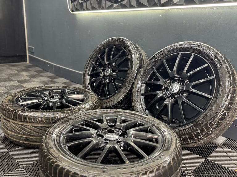 17” inch genuine Vw gt alloys wheels 5x112 golf caddy touran Passat cc Px