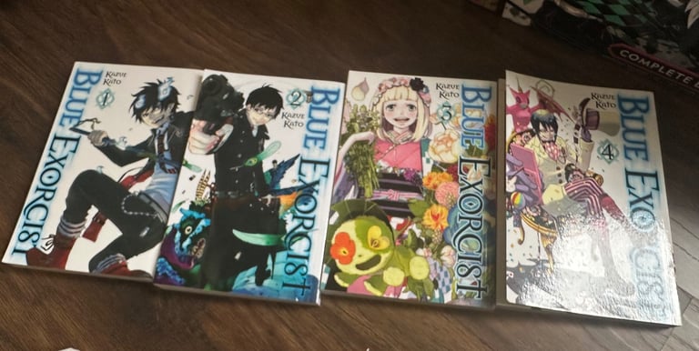 image for Blue Exorcist manga books 1-4