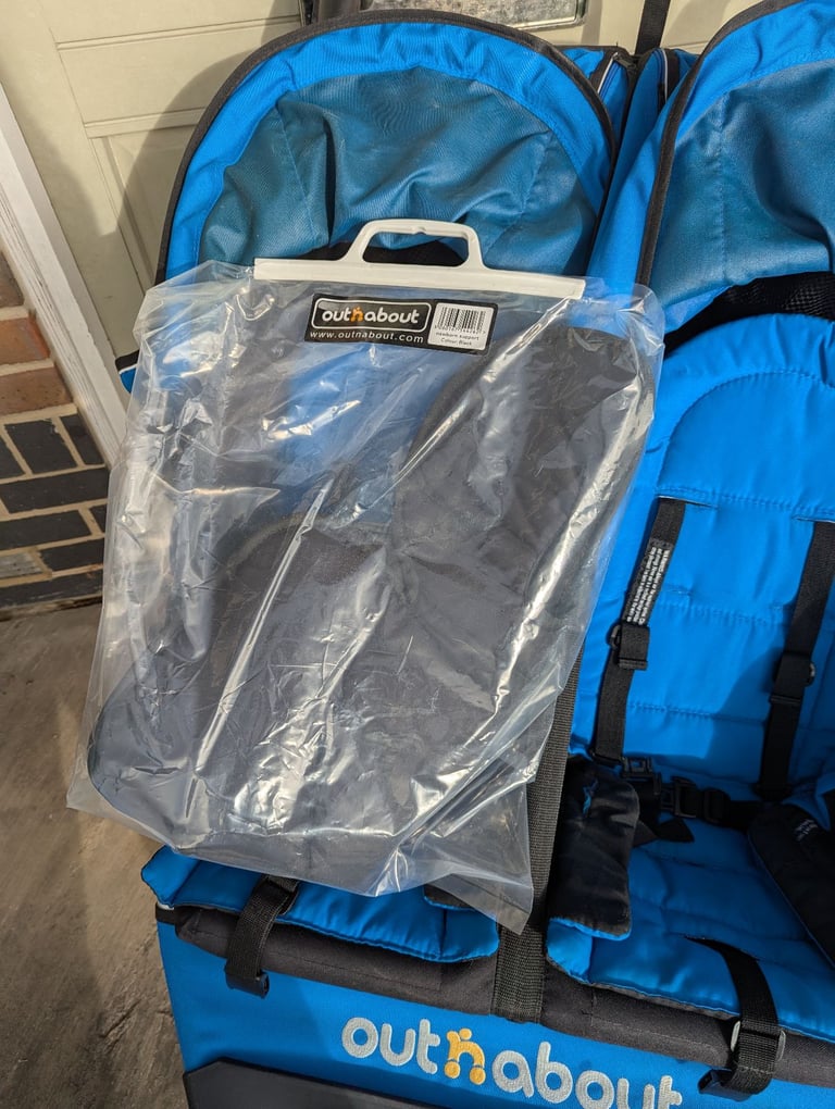 Out n About Nipper Double V4 All Terrain Pushchair Buggy plus extras