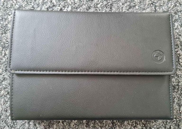 image for BMW 1 3 5 Series Service Owner Handbook Leather Pouch Wallet Case 9608136