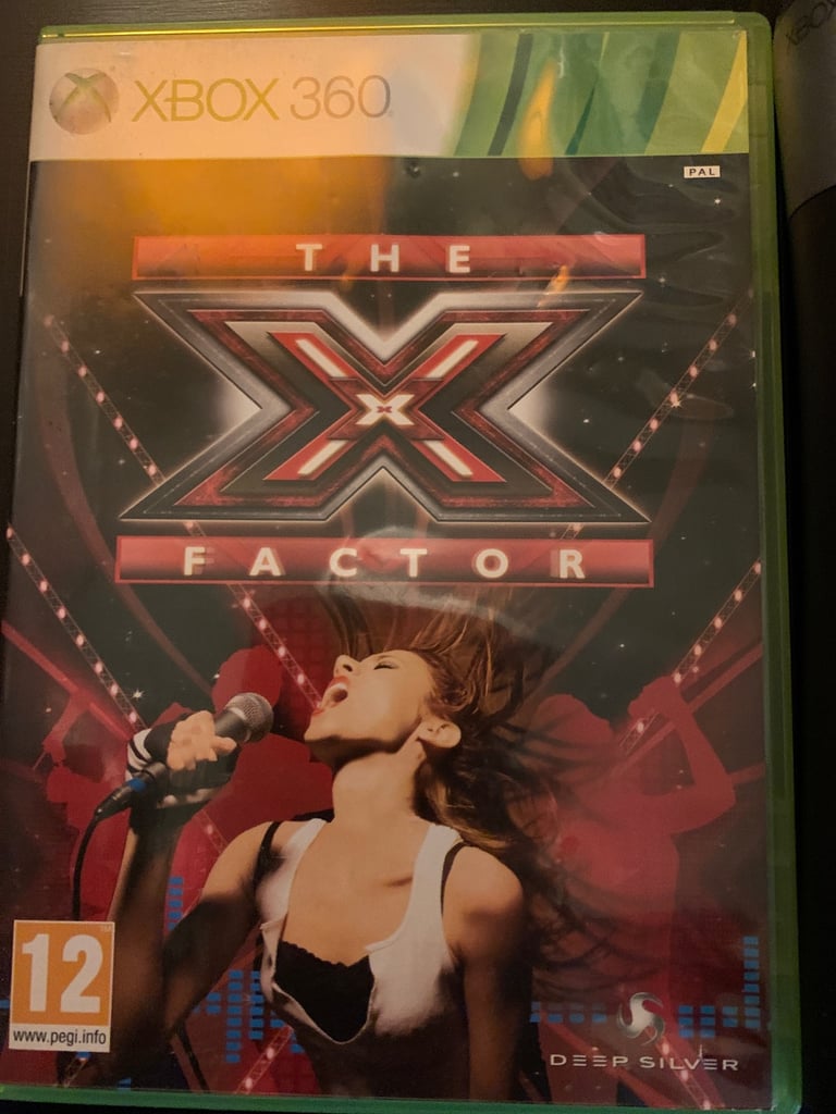  XBox 360 🎤 Game with 2 wireless microphones plus 2 games,Lips & The X factor
