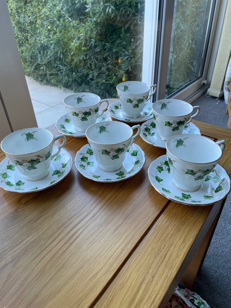 image for Royal Albert Vintage Cups and Saucers