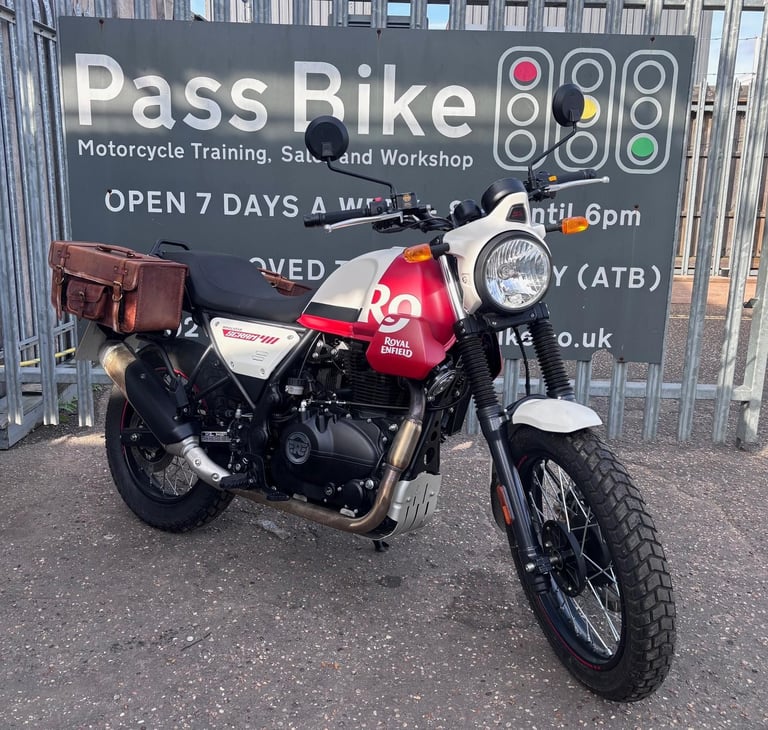 image for 2024 Royal Enfield SCRAM Himalayan 411 with Panniers - 247 Miles from New