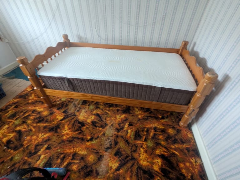 image for Free Single Bed and Mattress, must go today