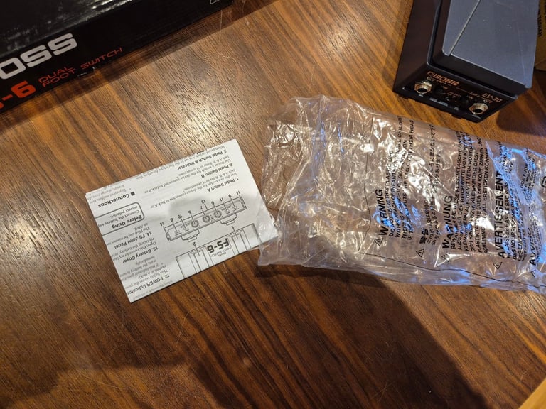 Boss FS-6 Dual foot stitch for sale.