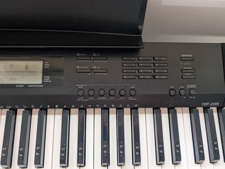 Casio Electric Piano / Keyboard with stool and accessories 