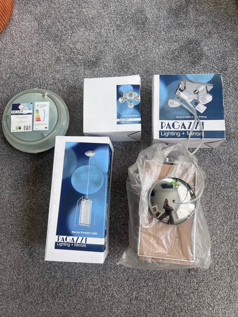 Bundle of ceiling lights - all brand new