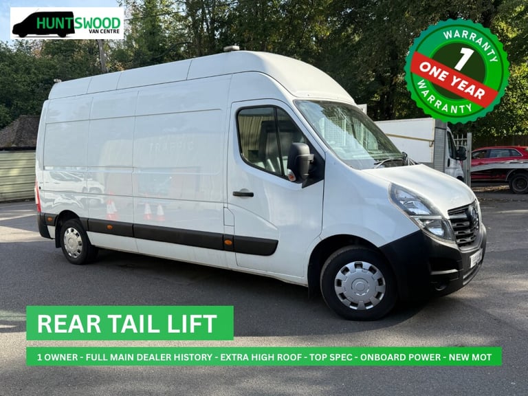 2021 VAUXHALL MOVANO 2.3L DIESEL WHITE EXTRA HIGH ROOF VAN - REAR TAIL LIFT