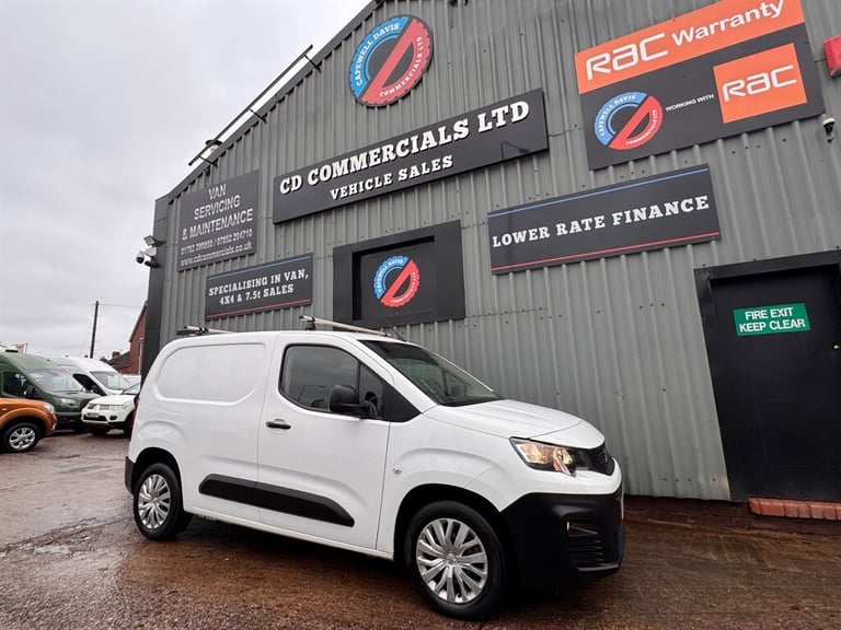 2020 Peugeot Partner 1.5HDI PROFESSIONAL L1 H1 SWB Low Roof Only 26,000 Miles Euro 6  PANEL VAN D...