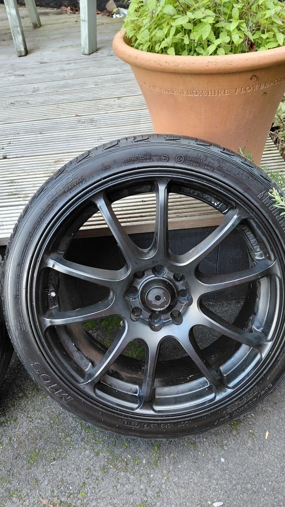 17 Inch Motor Rismo Alloy Wheels and Tyres 4 x 100 but multifit