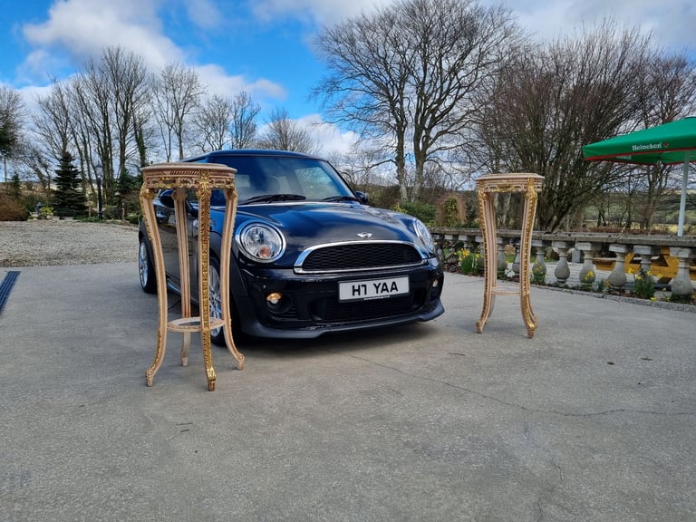 2  Large Ornate Egyptian Stands (Granite Top)
