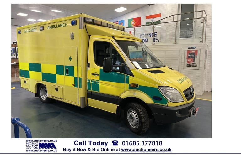 2011 Mercedes-Benz Sprinter 519 3.0CDI 190PS AUTO 5TON AMBULANCE / CAMPER NA DIESEL Automatic