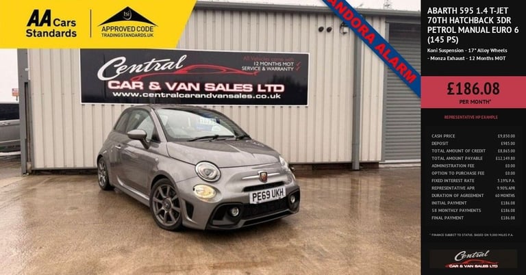 2019 Abarth 595 1.4 T-Jet 70th Hatchback 3dr Petrol Manual Euro 6 (145 ps) Hatchback Petrol Manual