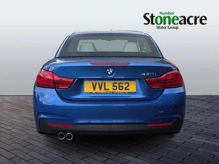 2019 BMW 4 Series 420i M Sport Convertible Auto CONVERTIBLE Petrol Automatic