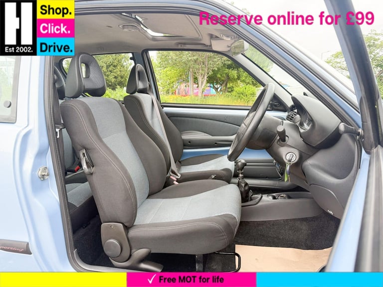 2003 Fiat Seicento 1.1 Sporting 3dr HATCHBACK Petrol Manual