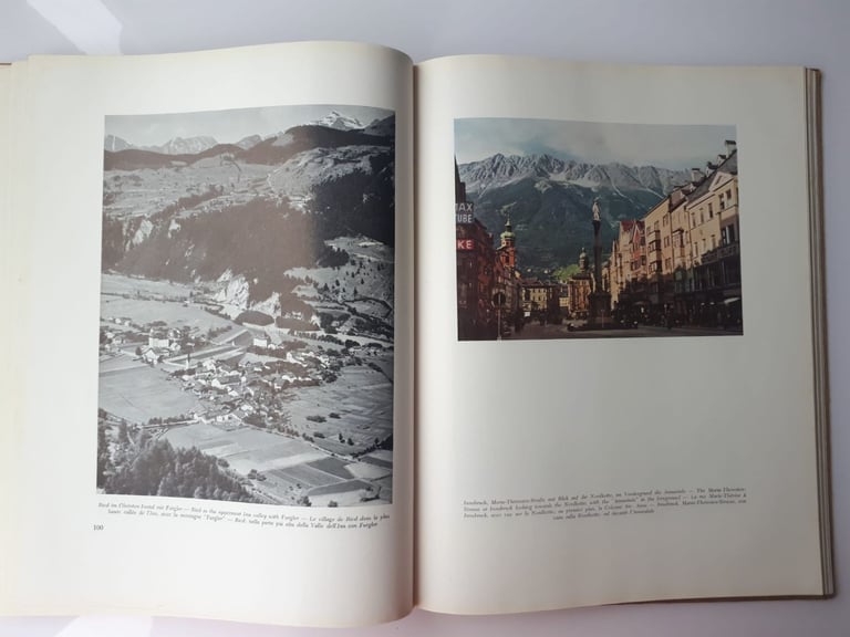 Tyrol. Franz Gschnitzer, Very rare book about Alps in Austria from 1950 Österreich 