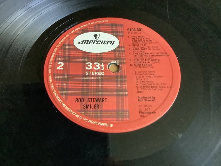 Rod Stewart Smiler LP