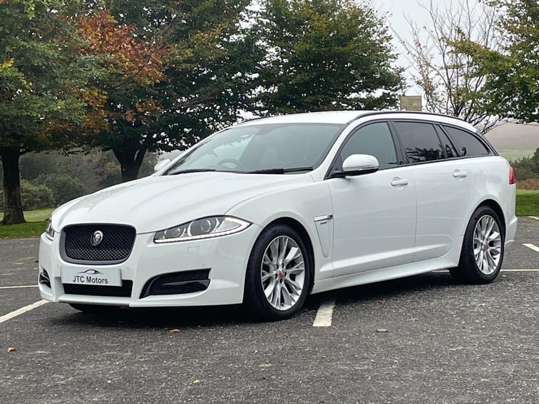 JAGUAR XF 2.2d [200] R-Sport Estate Auto, diesel, white + NOW SOLD 2014