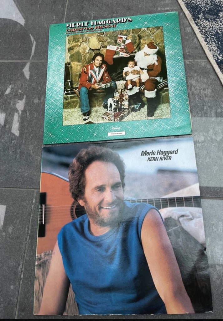 image for Merle haggards vinyls x2 very good condition