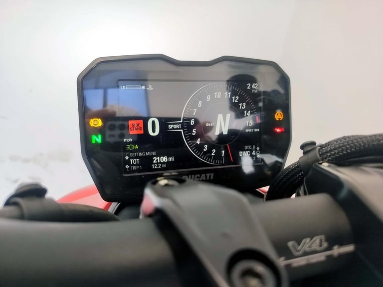 2022 Ducati Streetfighter V4S Red 2,160 Miles Akro Cans | £270 Dep & £270 pcm