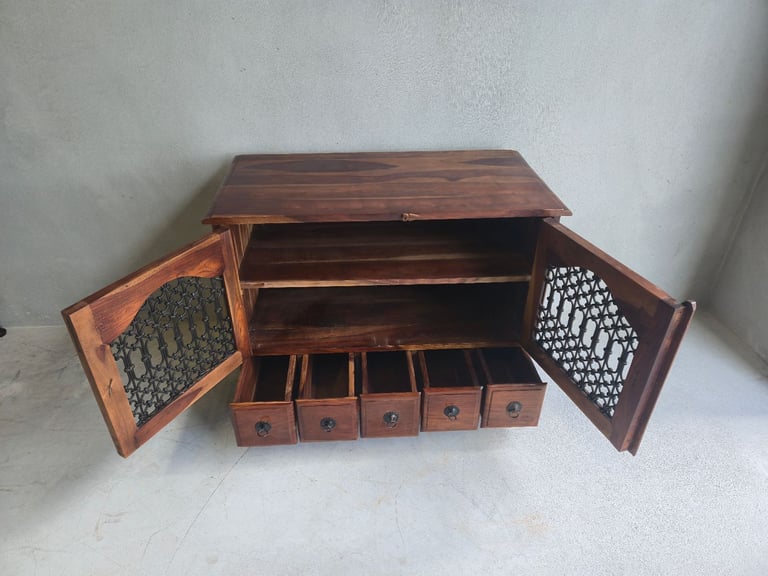 Solid Indian Wood Cabinet 
