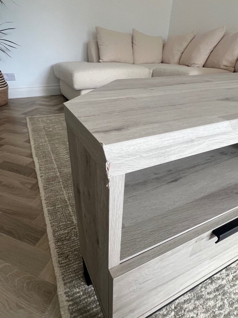 Next Bronx Corner TV Unit Grey