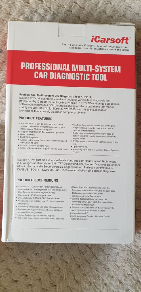 Icarsoft diagnostics computer 