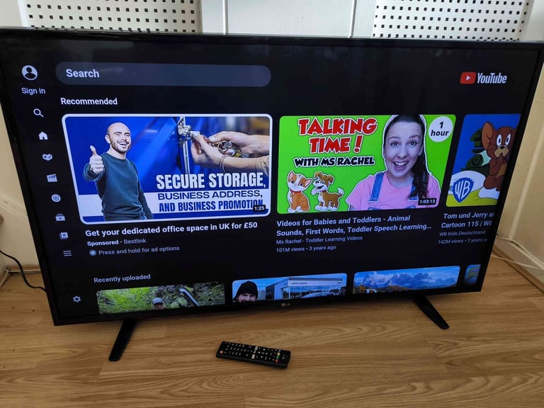 LG 49" Ultra HD 4K Smart TV - WiFi, WebOS, HDR for Vivid Colors