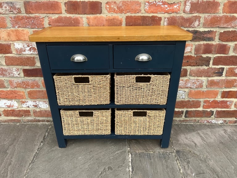 Oak & Navy Painted Sideboard - Great Condition 