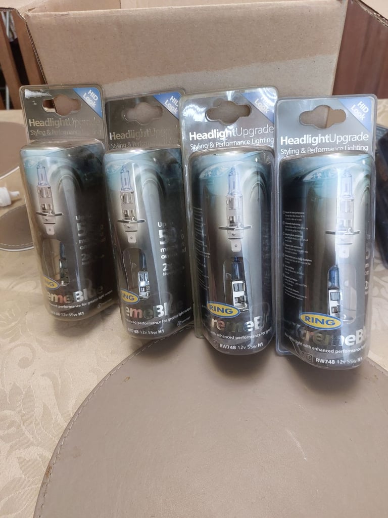 4 pair Ring automotive bulbs Hdi look