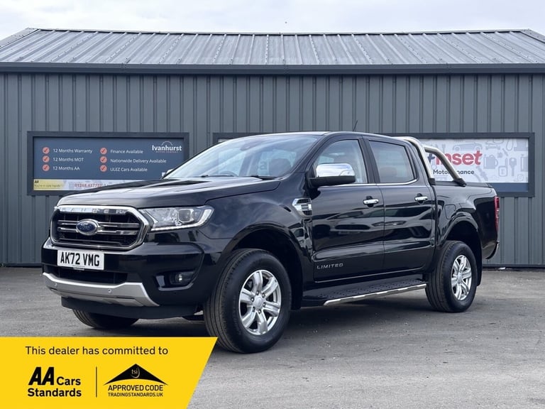 image for 2022 Ford Ranger 2.0 EcoBlue Limited Pickup Double Cab 4dr Diesel Auto 4WD Euro 6 (s/s) (170 PICK...