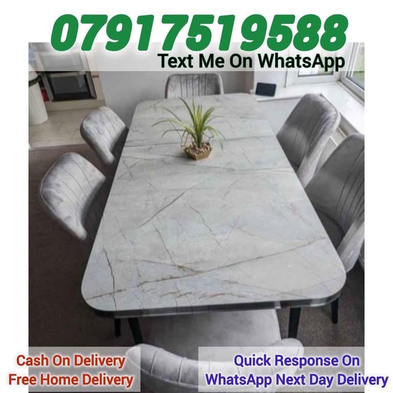 Luxury dinning Set !! Brand New Dinning TABLE & CHAIRS For Sale !! Near me | COD