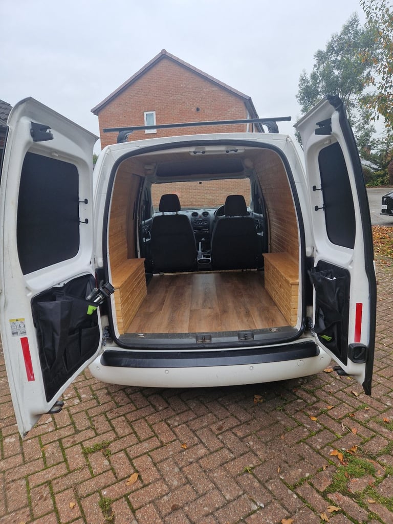 2014 Volkswagen Caddy Van 1.6 TDI Trendline. 103k Miles. 13 Month Mot. Mini Camper Conversion