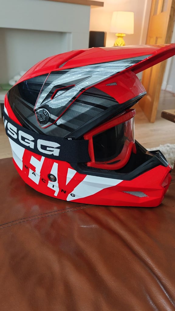 image for Fly racing kinetic dot motorbike helmet XL