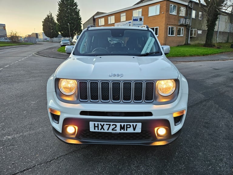 2022 72 Jeep Renegade 1.0 T3 GSE Limited White 5dr Damaged Repaired